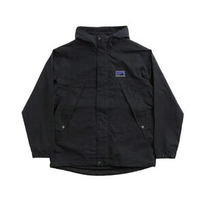 PATAGONIA Minimalist Black Jacket with Snap Button Closure